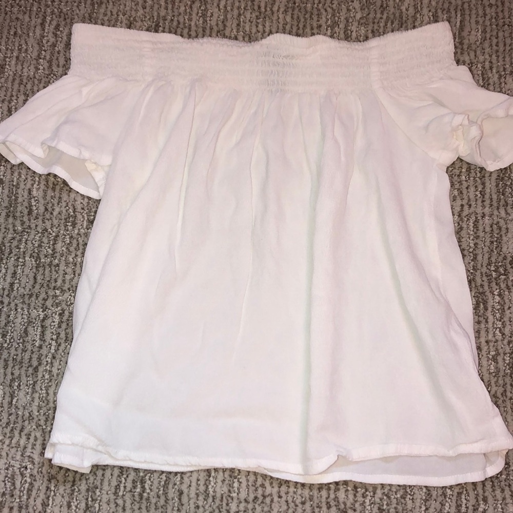 Off the shoulder t-shirt